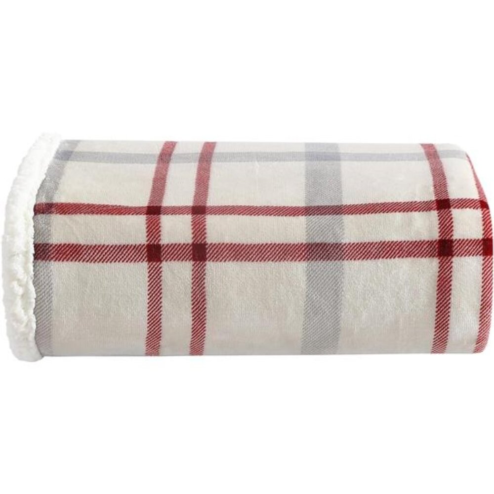 Ultra Soft Plush Throw Blanket Faux Shearling Popcorn Fleece Oversized Cozy